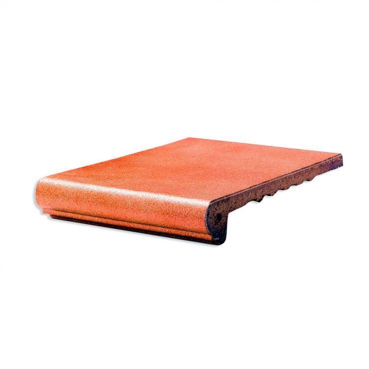 Trappeklinker Viken Klassik Terracotta Glaserad Jord Mat 24x33 cm-0